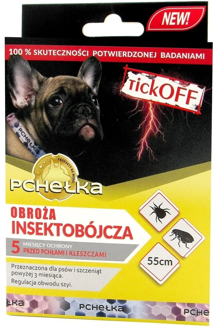 Tick Off Flea Insecticidal Collar für Hunde 55cm 1 Stück