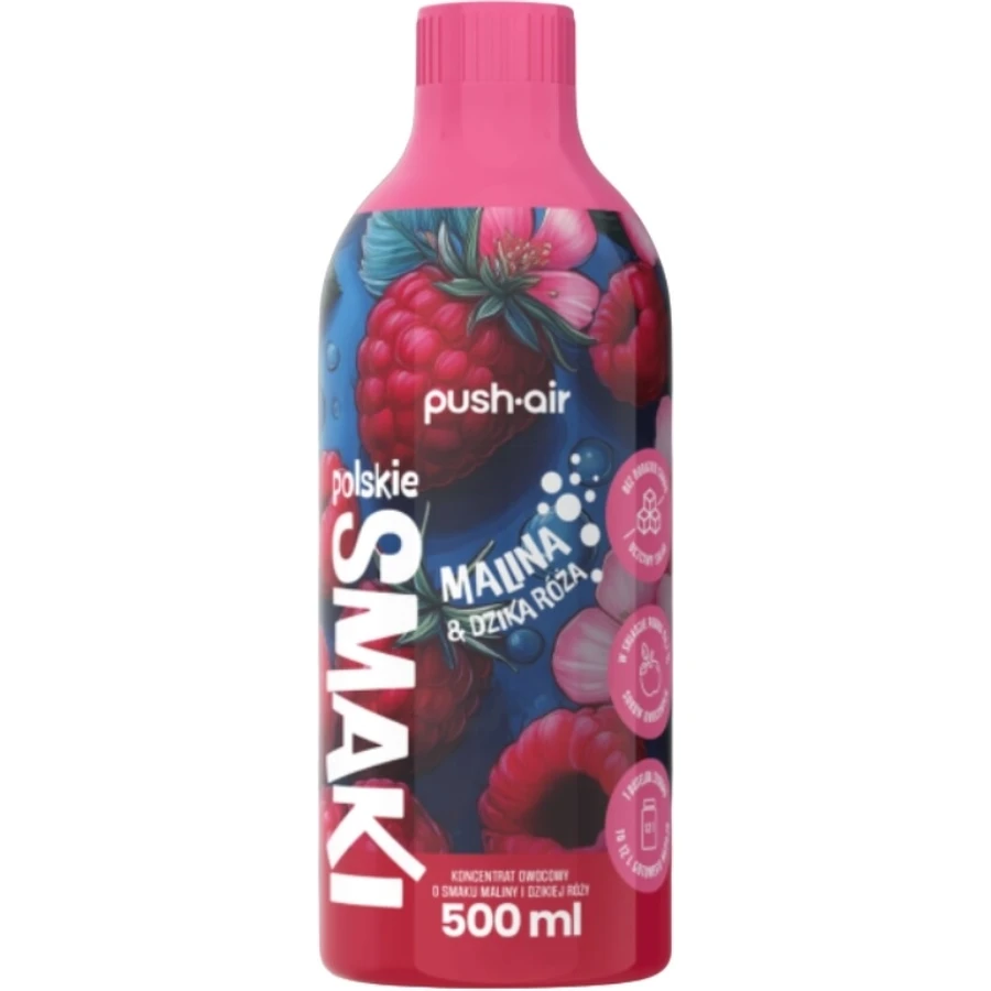 Dafi PushAir Concentrat de apă de zmeură și trandafir sălbatic 500 ml