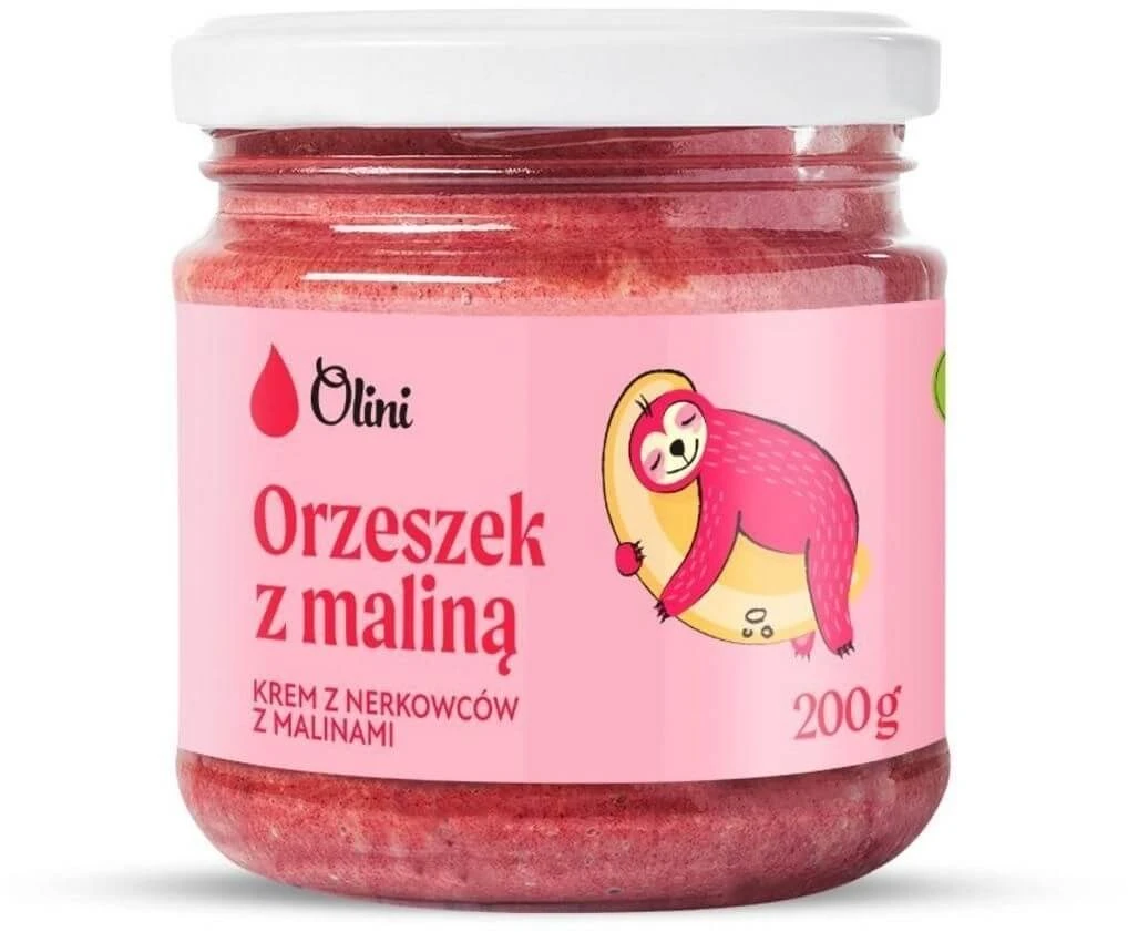 OLINI Cashewnusscreme mit Himbeeren 200 g