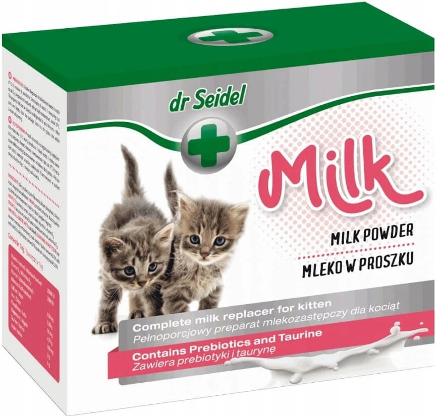 Dr. Seidel Milchpulver für Kätzchen mit Flasche 200 g