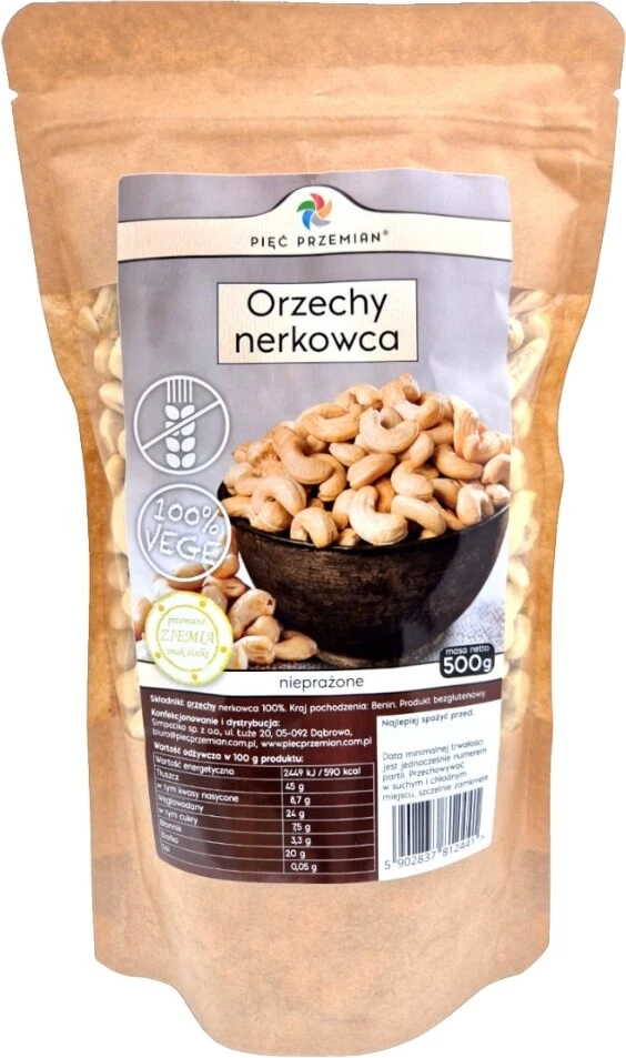 Fünf Verwandlungen Cashewnüsse 500 g