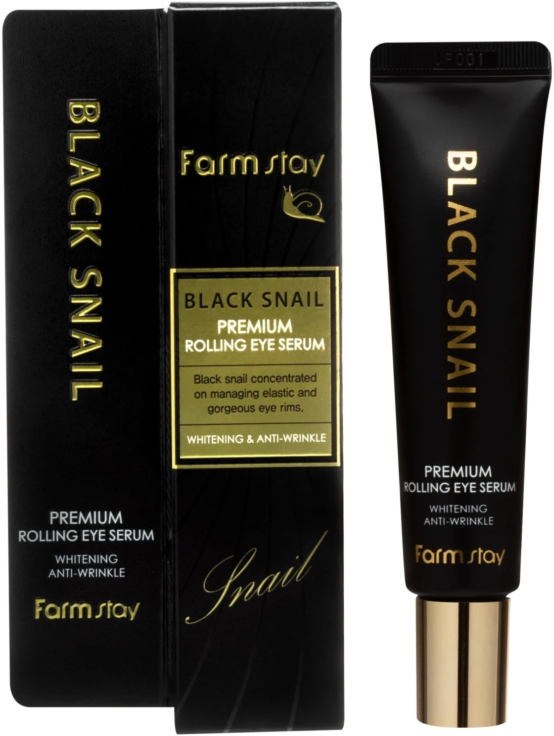 Farmstay Schwarze Schnecke Premium Rolling Eye Serum 25 ml