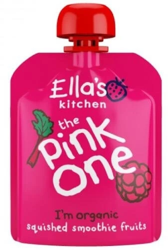 Ella's Kitchen BIO Pink One Fruchtsmoothie mit Rhabarber