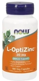 NOW FOODS L-OptiZinc 30 mg 100 Kapseln.