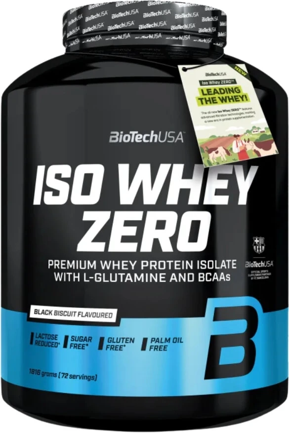 BioTech USA Iso-Molke Null Schwarz Keks 1816 g