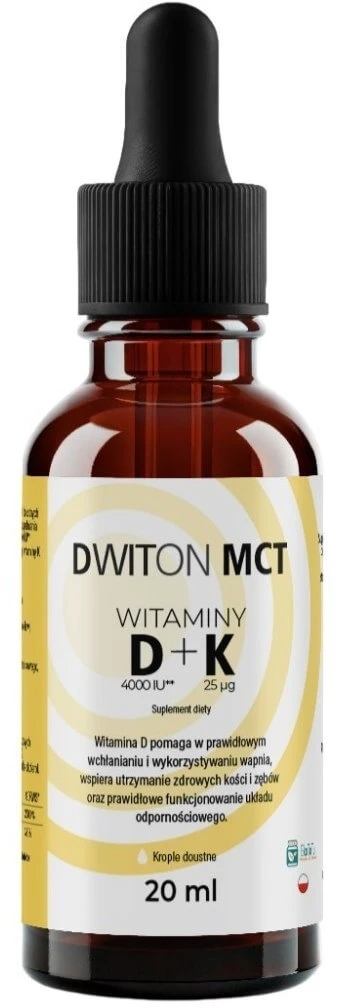 EKOTOTU Dviton MCT Vitamine D+K 20ml