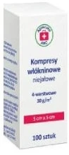 Erste-Hilfe-Kit ABC Unsterile Vliesstoffkompressen 4 Schichten 30G