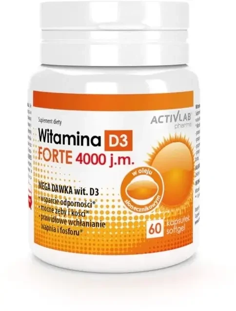 ActivLab Pharma Vitamin D3 Forte 4000 IU. 60 Kapseln