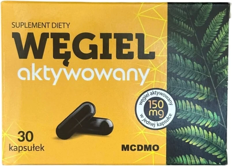 Aktivkohle 150 mg 30 Kapseln