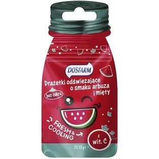 Droguri răcoritoare Dosfarm cu aromă de pepene roșu și mentă cu ...