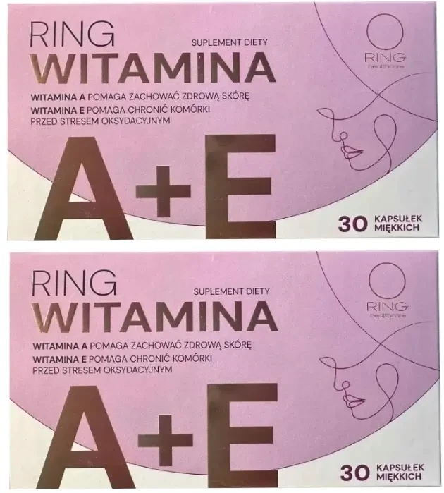 Ring Vitamin A + E 30 Kapseln Multipack x 2