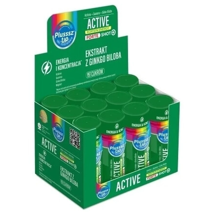 Plusssz Up Actief Cafeïne Energie Forte 12 x 50ml
