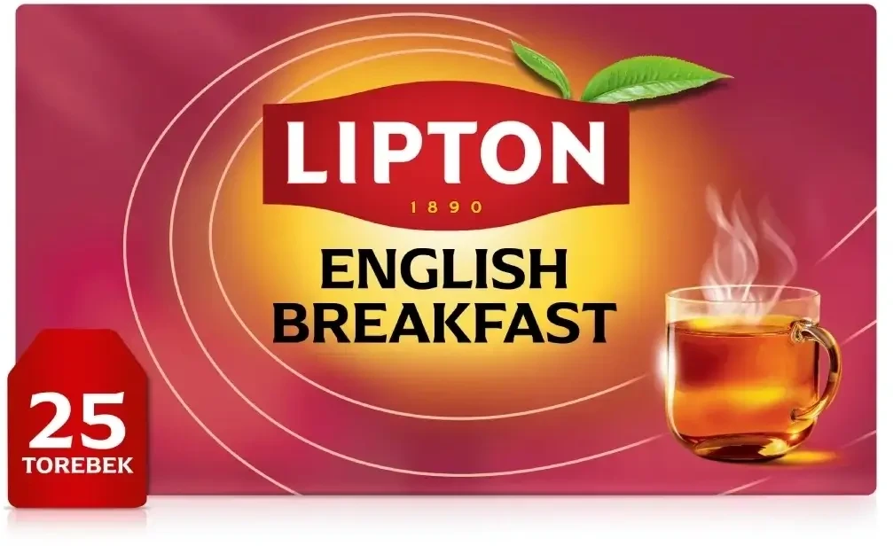 Lipton ENGLISH BREAKFAST schwarzer Tee 25 Beutel