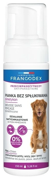 FRANCODEX EN Schaum für Hunde und Katzen ohne Spülung mit
