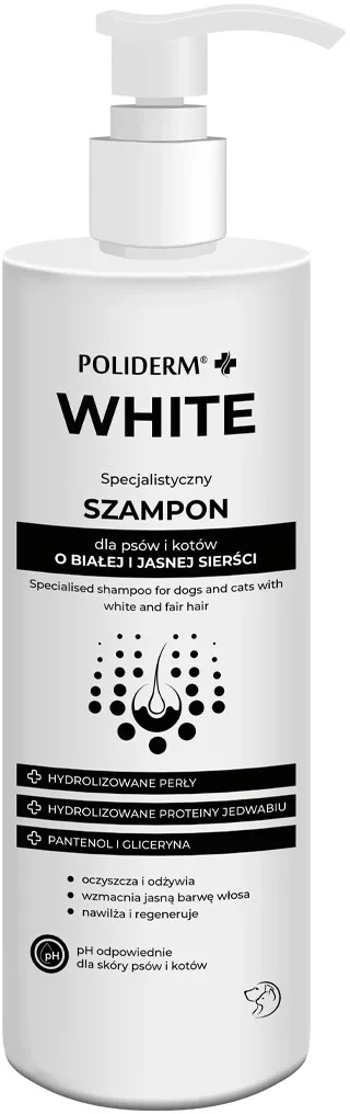 JM Sante Poliderm White Shampoo für weißes und helles Haar