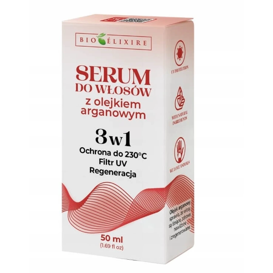 Bioelixire Siero per capelli all'olio di Argan 3 in 1 50 ml