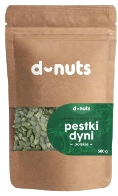 D-nuts Polnische geschälte Kürbiskerne 500 g