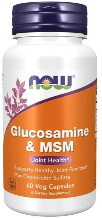 Now Foods Glucosamin und MSM vege 60 Kapseln