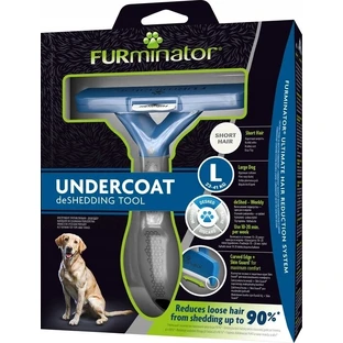 Perie FURminator pentru câini cu păr scurt L