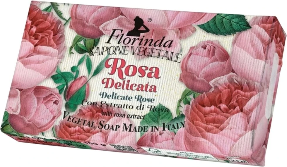 FLORINDA Naturseife Zarte Rose 100 g