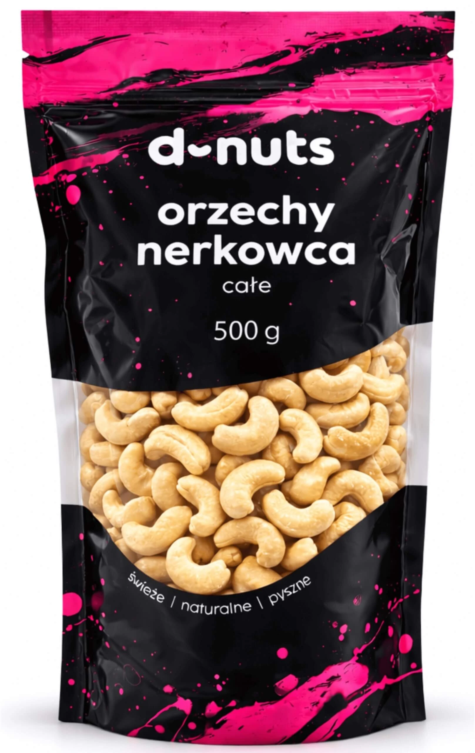 D-Nüsse Ganze Cashewnüsse 500 g