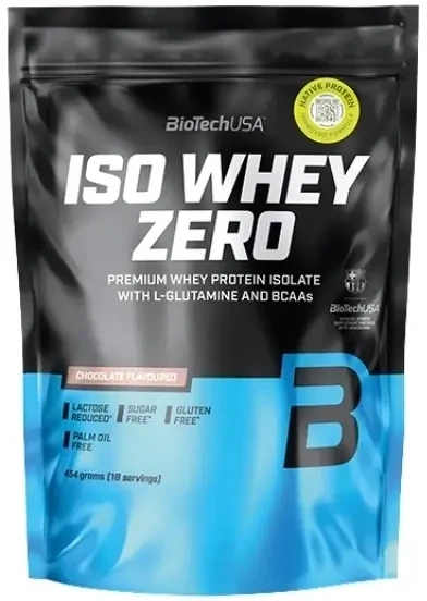 BioTech USA Iso-Molke Null Schokoladengeschmack 454 g