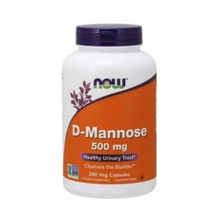 Now Foods D-mannosio 500 mg 240 capsule