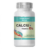 Calciu + Vitamina D3, 90 tablete, Cosmopharm