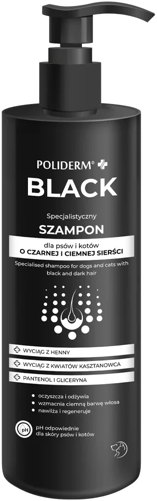 JM Sante Poliderm Shampoo für schwarzes und dunkles Haar für