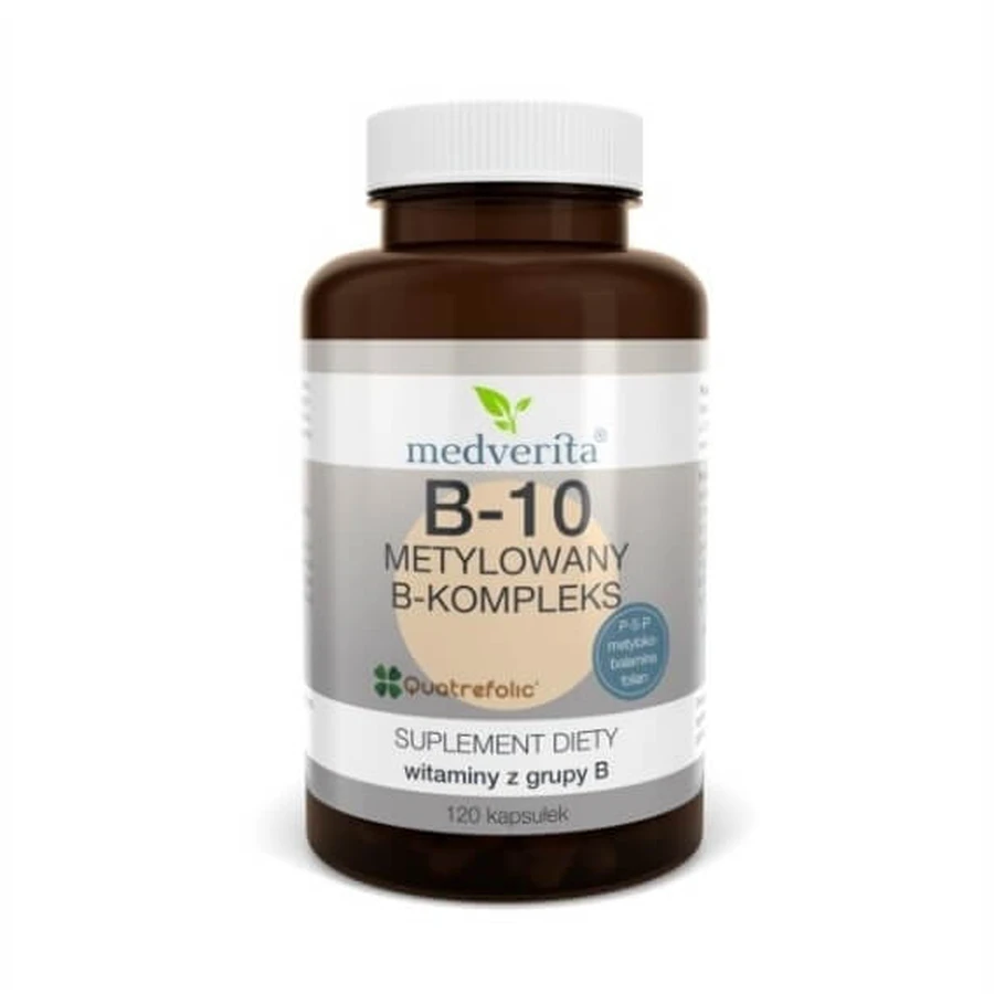 Medverita B-10 gemethyleerd B-complex 120 capsules