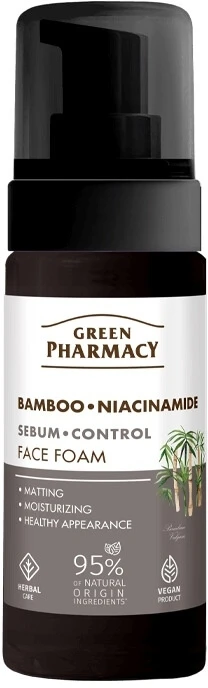 Green Pharmacy Schäumendes Gesichtswasser Bambus, Niacinamid