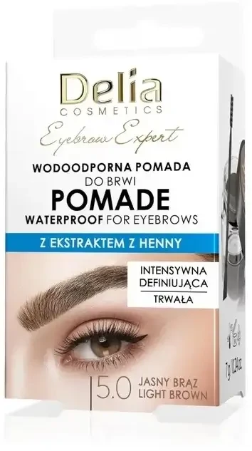 DELIA Eyebrow Expert Wasserfeste Augenbrauenpomade 5.0 Braun 7 g