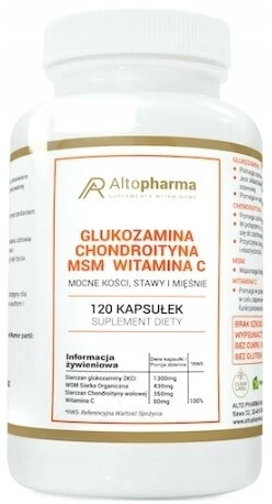 Altopharma Glucosamin Chondroitin MSM Vitamin C 120 Kapseln