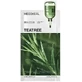 MEDIHEAL Teatree Beruhigende und feuchtigkeitsspendende Blattmaske mit ...
