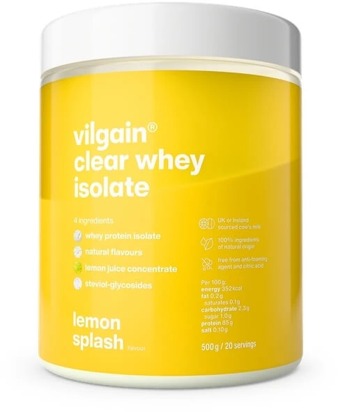 Vilgain Clear Whey Isolate Protein Conditioner Zitrone splash