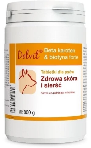 Dolvit B-Carotin-Biotin Forte 800 g Tabletten