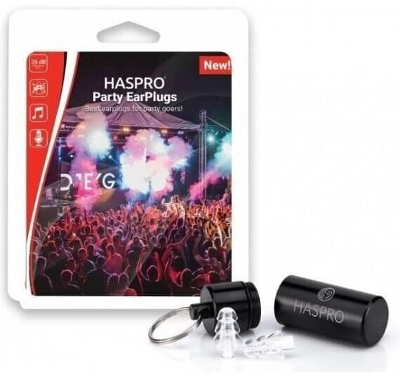 Haspro Party wiederverwendbare Silikon Ohrstöpsel