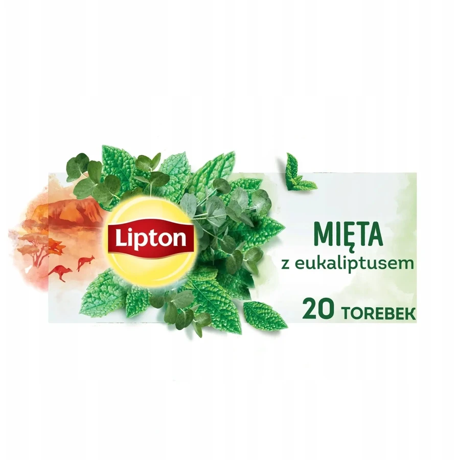 Lipton Eucalipt Mentă ceai de plante 20 pliculețe