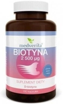 Medverita Biotin 2500 mcg 180 Kapseln