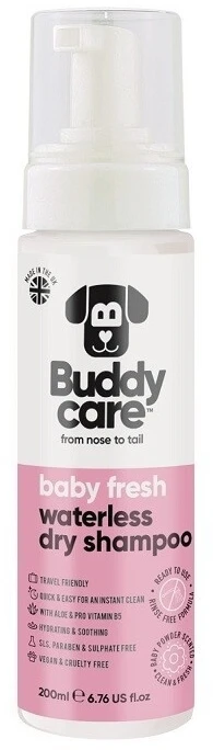 Buddycare Dry Hundeshampoo Schaum ohne Spülung