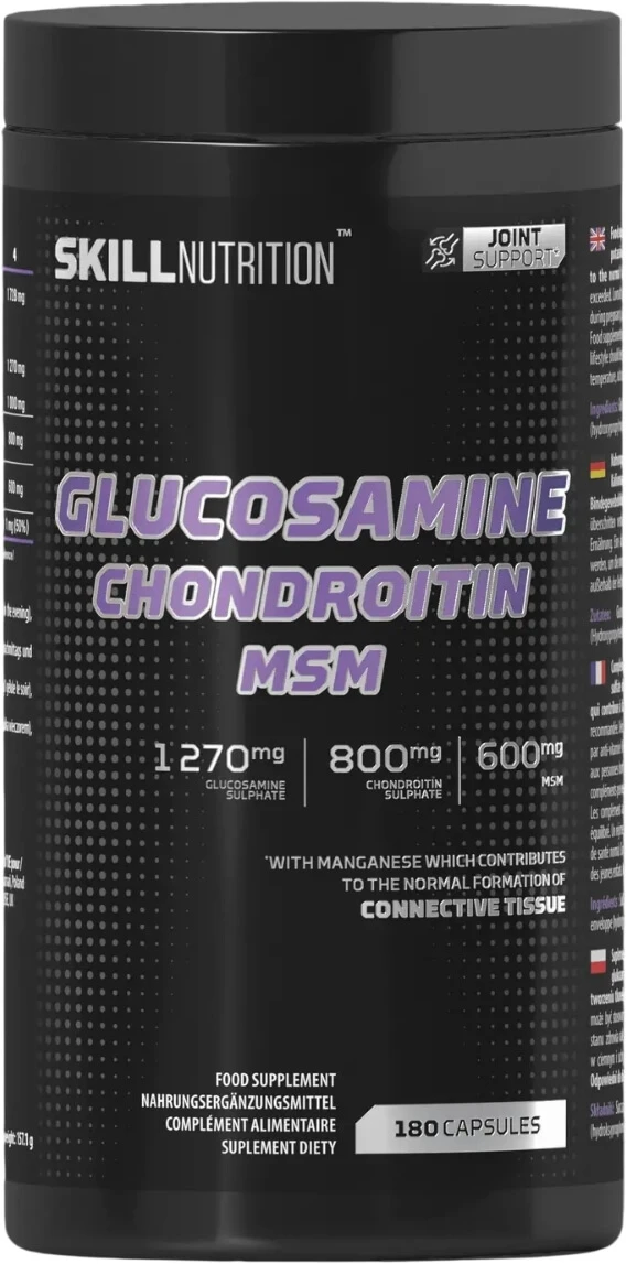 Skill Nutrition Glucosamin Chondroitin MSM 180 Kapseln