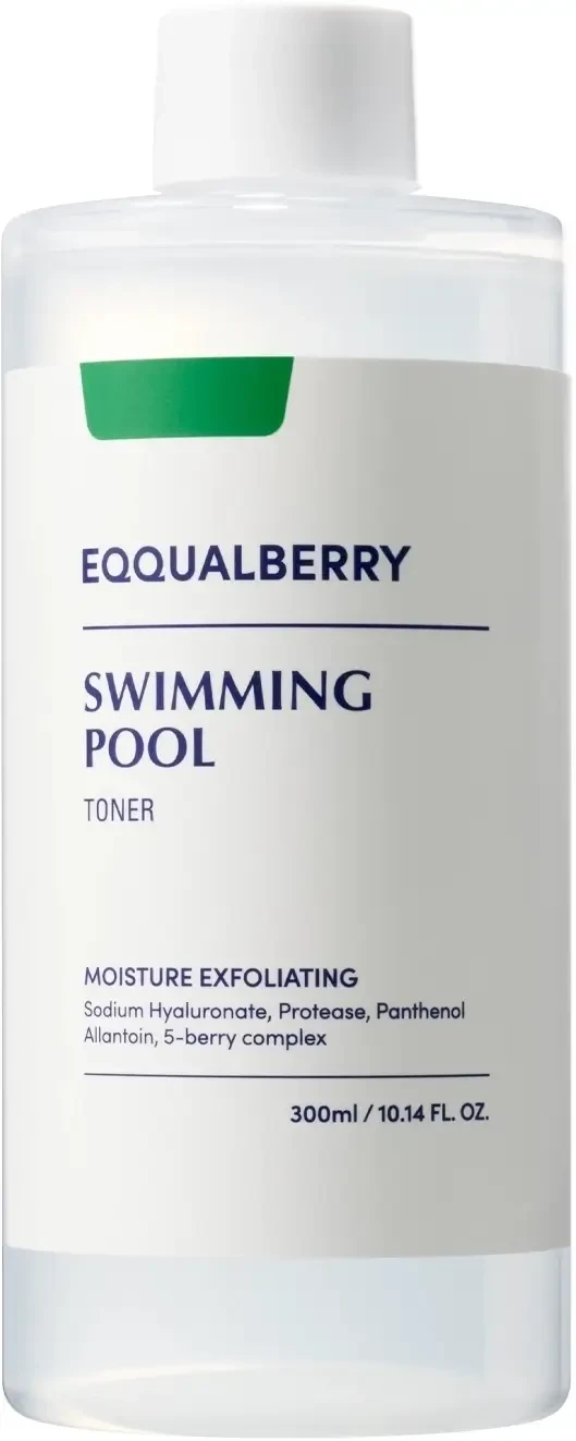 EQQUALBERRY Schwimmbad Feuchtigkeitsspendendes und peelendes Gesichtswasser
