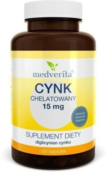 Medverita Chelat-Zink 15 mg 180 Kapseln