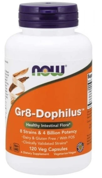 Jetzt Lebensmittel GR8 Dophilus Probiotic 120 Kapseln