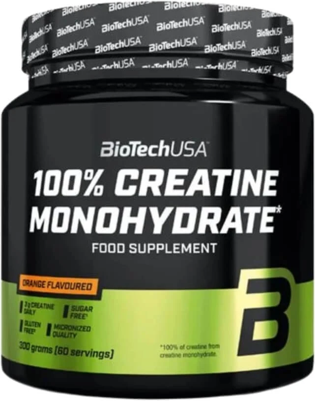 BioTech USA Kreatin-Monohydrat 100% Orange 300 g