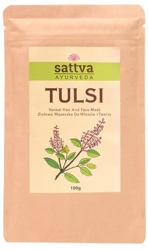Sattva Kräutermaske für Gesicht und Haar Tulsi 100 g