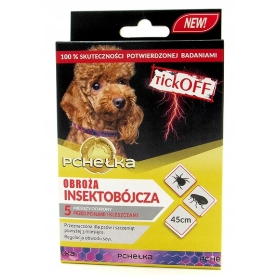 Tick Off Flea Insecticidal Collar for dog 45cm 1 piece.