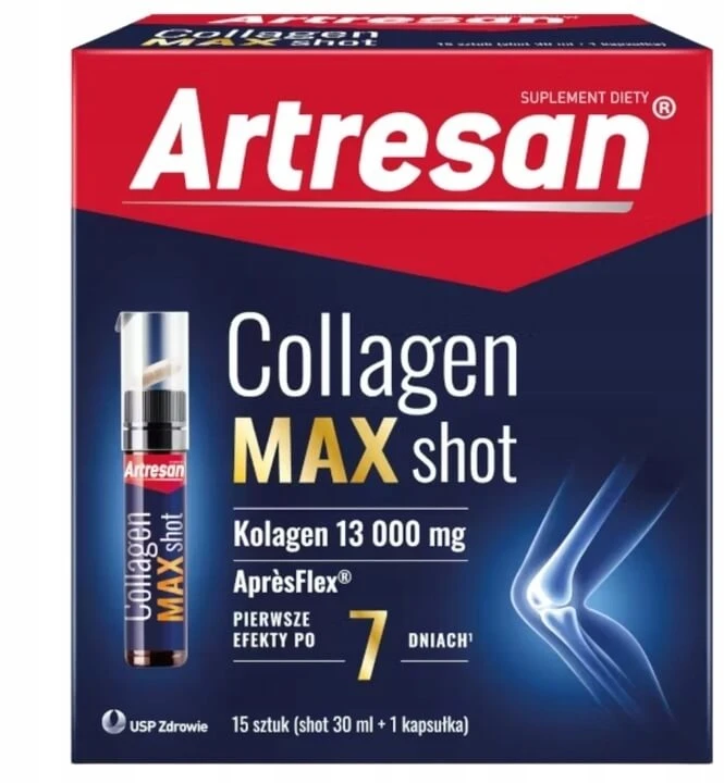 Artresan Collagen Max Shot 15 Stk. à 30 ml (+ 15 Kapseln)