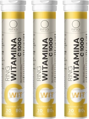 Ring Vitamin C 1000 20 Brausetabletten Mehrfachpackung x 3