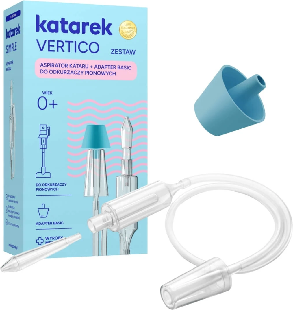 Katarek Vertico Kit Katarrh Aspirator + Basic Adapter für
